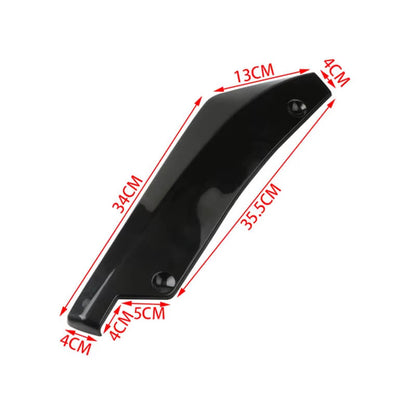 Universal Rear Bumper Lip Spoiler Diffuser for Motor Vehicles