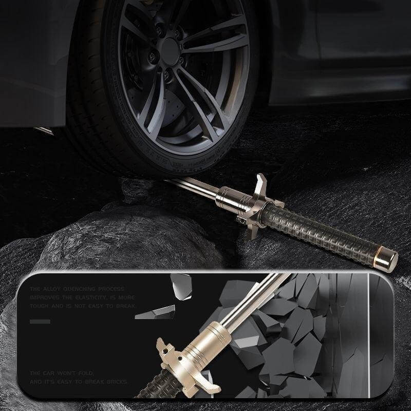 Vehicle-mounted window-breaking self-defense baton